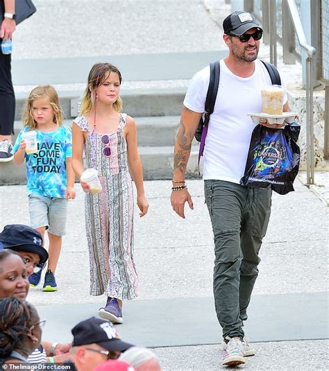 Brian Austin Green And His Kids Support Girlfriend Sharna Burgess At