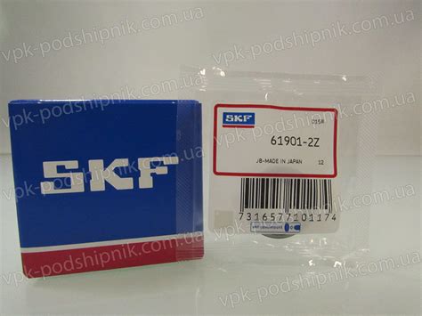 Подшипник 61901-2Z SKF Купить Цена 547 в Украине
