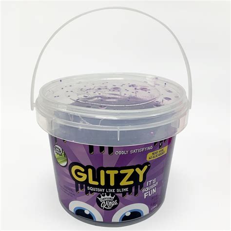 Compound Kings 3lb Glitzy Slime Bucket Purple Pink Or Silver