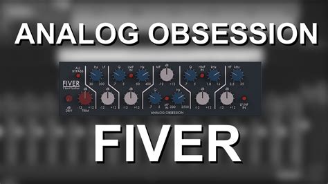 Analog Obsession Fiver Free Five Bands Equalizer With Low And High