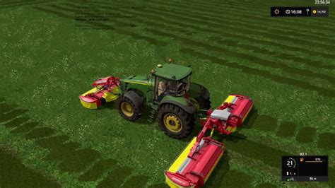 Farming Simulator 17 Timelapse 21 Cutting Some Grass Youtube