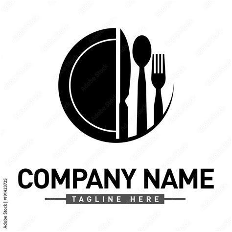 food vector logo Stock Vector | Adobe Stock