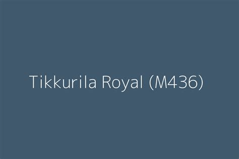 Tikkurila Royal M Color Hex Code