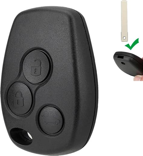 3 Buttons Remote Car Key Fob Case For Renault Trafic Twingo Kangoo Clio