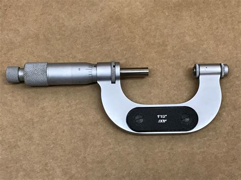 Fowler 1 2 001 Thread Micrometer W 6 Anvil Set Btm Industrial