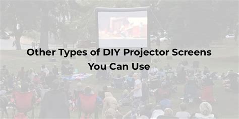 Diy Projector Screen Step By Step Guide