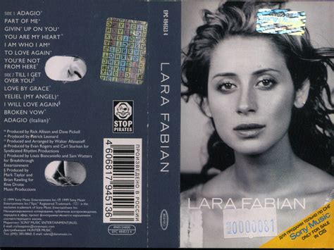 Lara Fabian – Lara Fabian (1999, Cassette) - Discogs