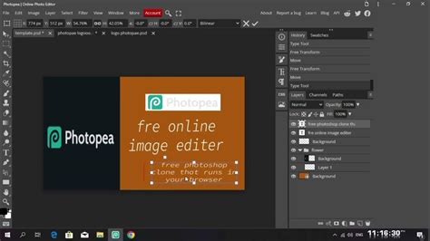 Photopea Online Photo Editor How To Use Photopea Use Photopea Online For Free Youtube