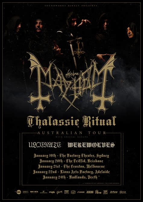 Norwegian Black Metal Legends Mayhem Announce 2023 Australian Tour