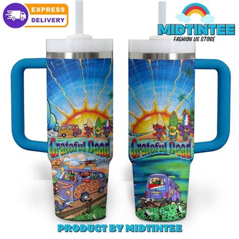 Grateful Dead 2024 Colorful Stanley Tumbler Midtintee