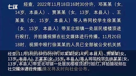 四川三台警方通报“13岁女生被打视频”：打人者已全部抓获凤凰网视频凤凰网