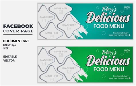 Food web banner template, web banner design, corporate banner 13553720 ...