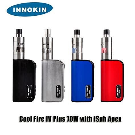 100 Original Innokin Cool Fire IV Plus 70W With ISub Apex Tank Kit