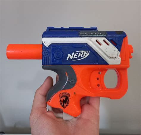 Nerf Arminha De Brinquedo Reflex Ix Azul E Laranja N Strike