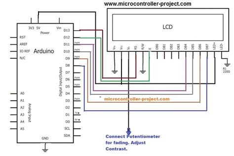 Displaying Ascii Characters On 16x2 Lcd With Arduino