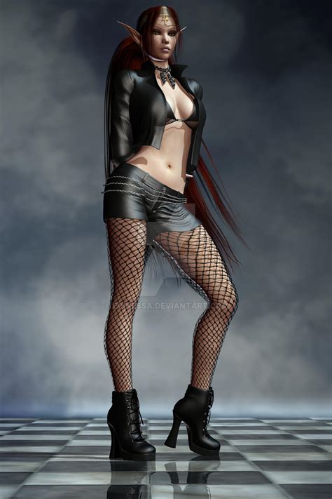 Sexy Fantasy Devil Vamp Red Elfen 125 By Evinessa On Deviantart