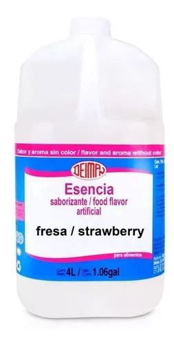 Esencia De Fresa Lt Deiman Sabor Y Aroma Env O Gratis