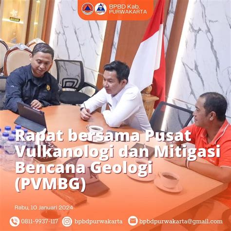 Rapat Bersama Pusat Vulkanologi Dan Mitigasi Bencana Geologi PVMBG