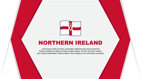 Northern Ireland Flag Abstract Background Design Template. Northern ...