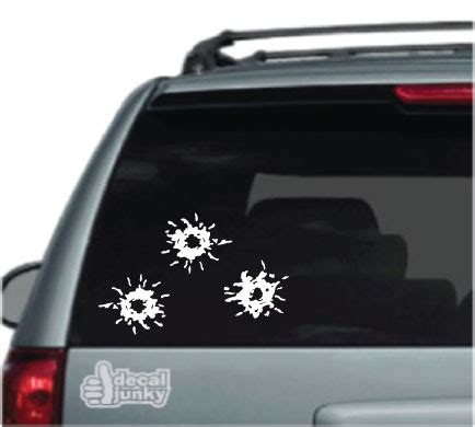 Bullet Hole Car Decals & Stickers | Decal Junky