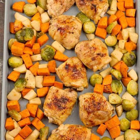 Honey Balsamic Chicken Sheet Pan Dinner Recipe Mygourmetconnection