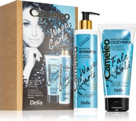 Delia Cosmetics Cameleo Waves And Curls Gift Set For Wavy And Curly