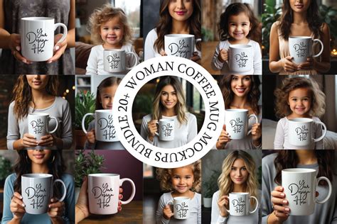 Coffee Mug Woman Mockup Bundle Graphic By Citymockupstore Creative