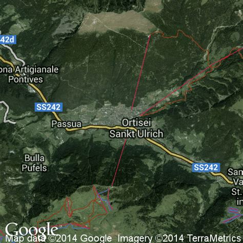 Mappa D Ortisei Cartine Stradali E Foto Satellitari