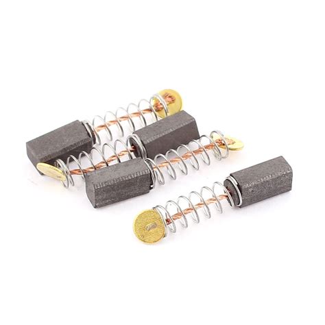 10mm X 5mm X 5mm Motor Carbon Brushes 4 Pcs For Electric Motor