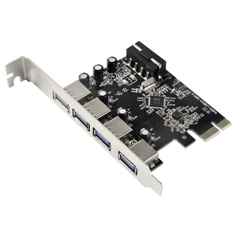 Yey 4 Ports Pci E To Usb 30 Expansion Card Interface Usb 30 4 Port