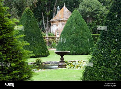 Athelhampton House Garden Topiary Dorset England Stock Photo Alamy