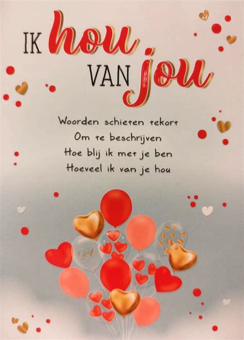 Kaart Valentijn Ik Hou Van Jou SVI10 A Bol