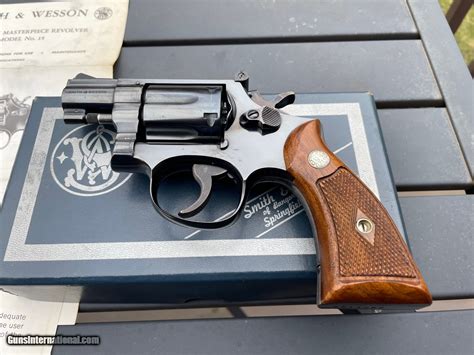 SMITH WESSON MODEL 15 COMBAT MASTERPIECE ANIB