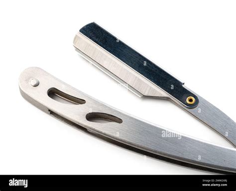 sharp shaving blade isolated  white background stock photo alamy
