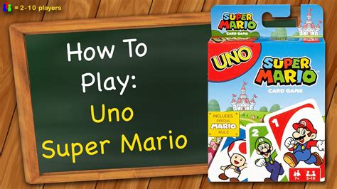 How To Play Uno Super Mario Notanothergamestore