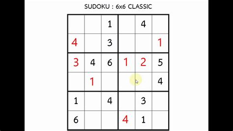 Printable Sudoku 6x6 Printable Sudoku Free | Images and Photos finder