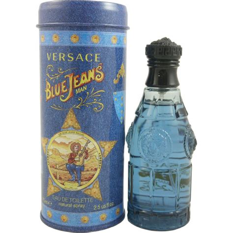 Versace Blue Jeans Ml Eau De Toilette Edt Ovp Neu Be