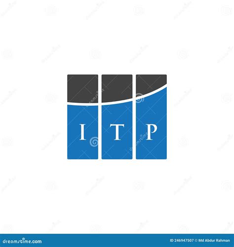 ITP Letter Logo Design On WHITE Background. ITP Creative Initials ...