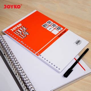 Jual Joyko Loose Leaf A B Kertas Binder A B Joyko Garis Titik Kotak