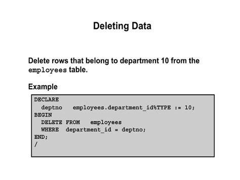 Variables And Control Statements In Pl Sql Ppt Download