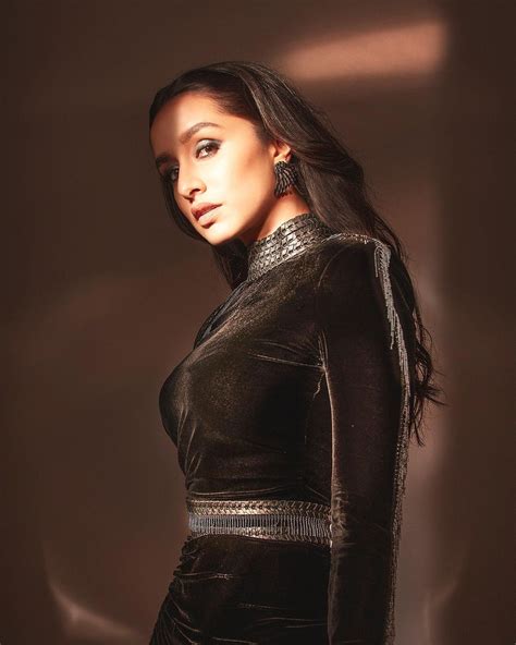 Shraddha Kapoor Black Dress Stills Telugu Rajyam