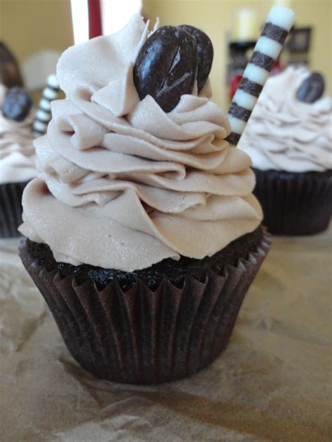 Buttercream Dreams Chocolate Brownie Cupcakes With Mocha Cappuccino