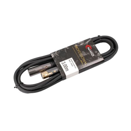 Cable XLR macho hembra 3m Micrófono Balanceado audio video