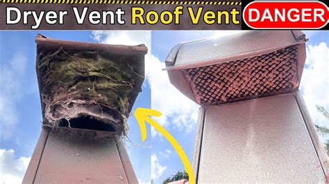 The Hidden Dangers Of A Clogged Dryer Vent Roof Vent YouTube