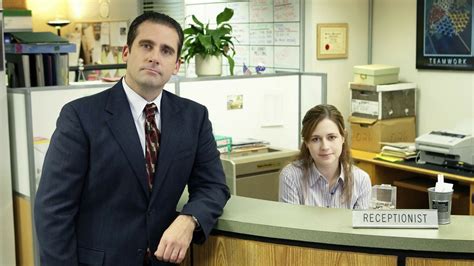 Download Michael Scott Steve Carell Pam Beesly Jenna Fischer Tv Show