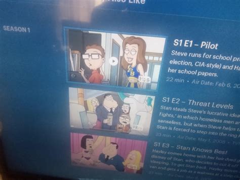 Every season after season 1 missing on Hulu : r/americandad