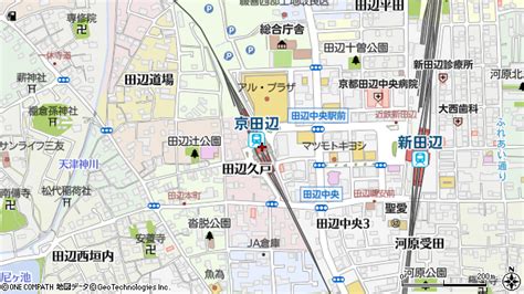 京田辺駅（京都府京田辺市）の地図・口コミ・周辺情報│マピオン駅・路線