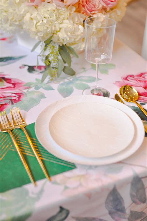 Springs Floral Tablescape Inspiration Kaya Tableware The Kaya