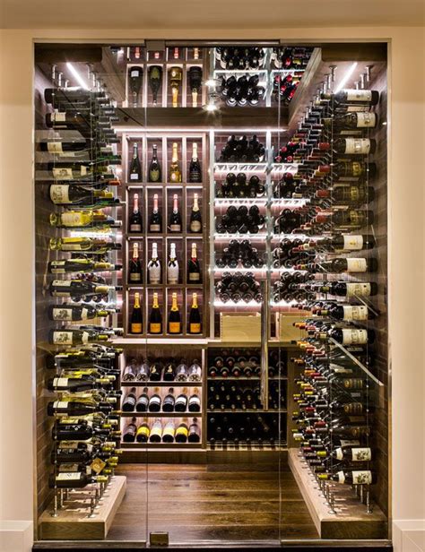 Modern Wine Cellar Cable Wine System 47 Glass Wine Cellar Wine Cellar