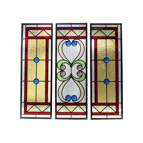 Stained Glass Victorian Panels From Period Home Style